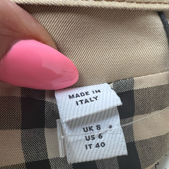 Women's BURBERRY London Long Trench Coat Double Breasted Jacket ENGLAND US 6 - Picture 10 of 13